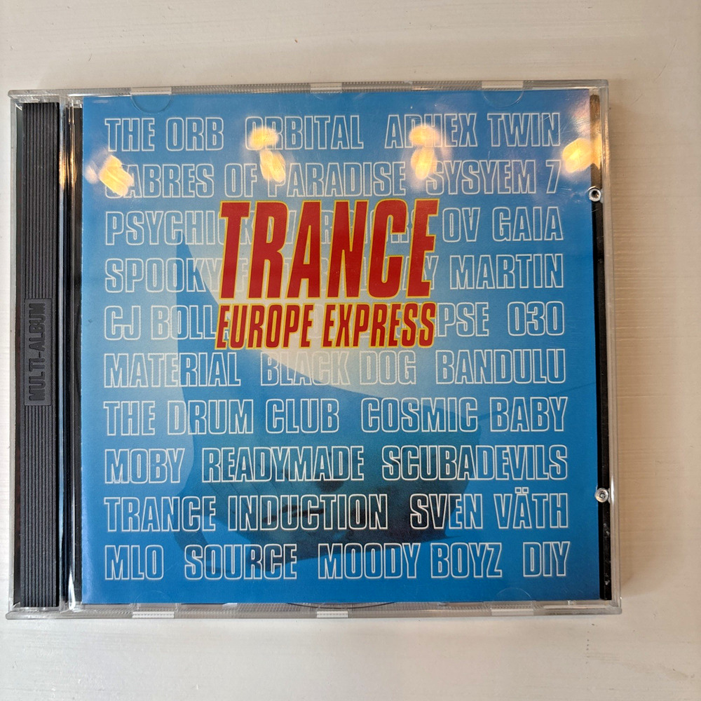 Trance Europe Express CD 1993 Volume Records Aphex Twin Orbital The Orb Rave